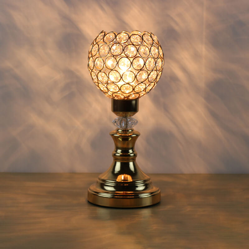 Avtoit | European Luxury Crystal Ball 1-Light Art Table Lamp