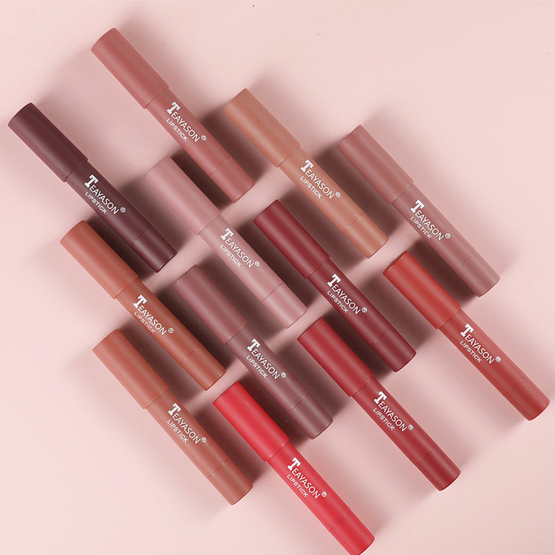 Avtoit | 12 Colors Matte Lipstick Pencil