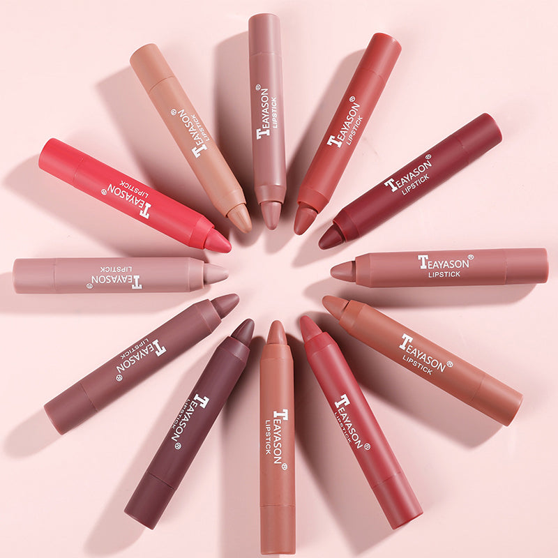 Avtoit | 12 Colors Matte Lipstick Pencil