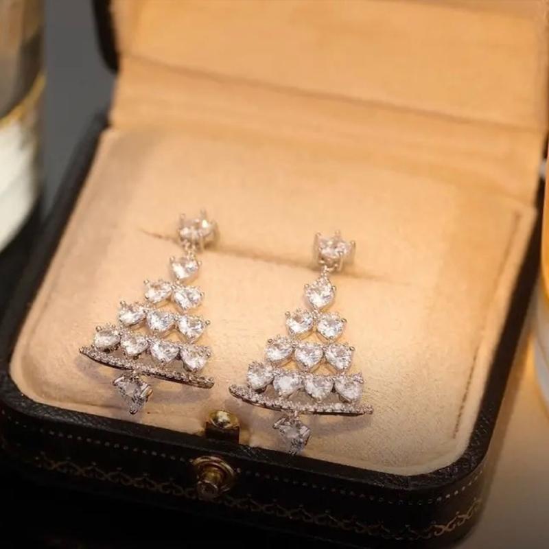 Avtoit | Christmas tree earrings (One pair)