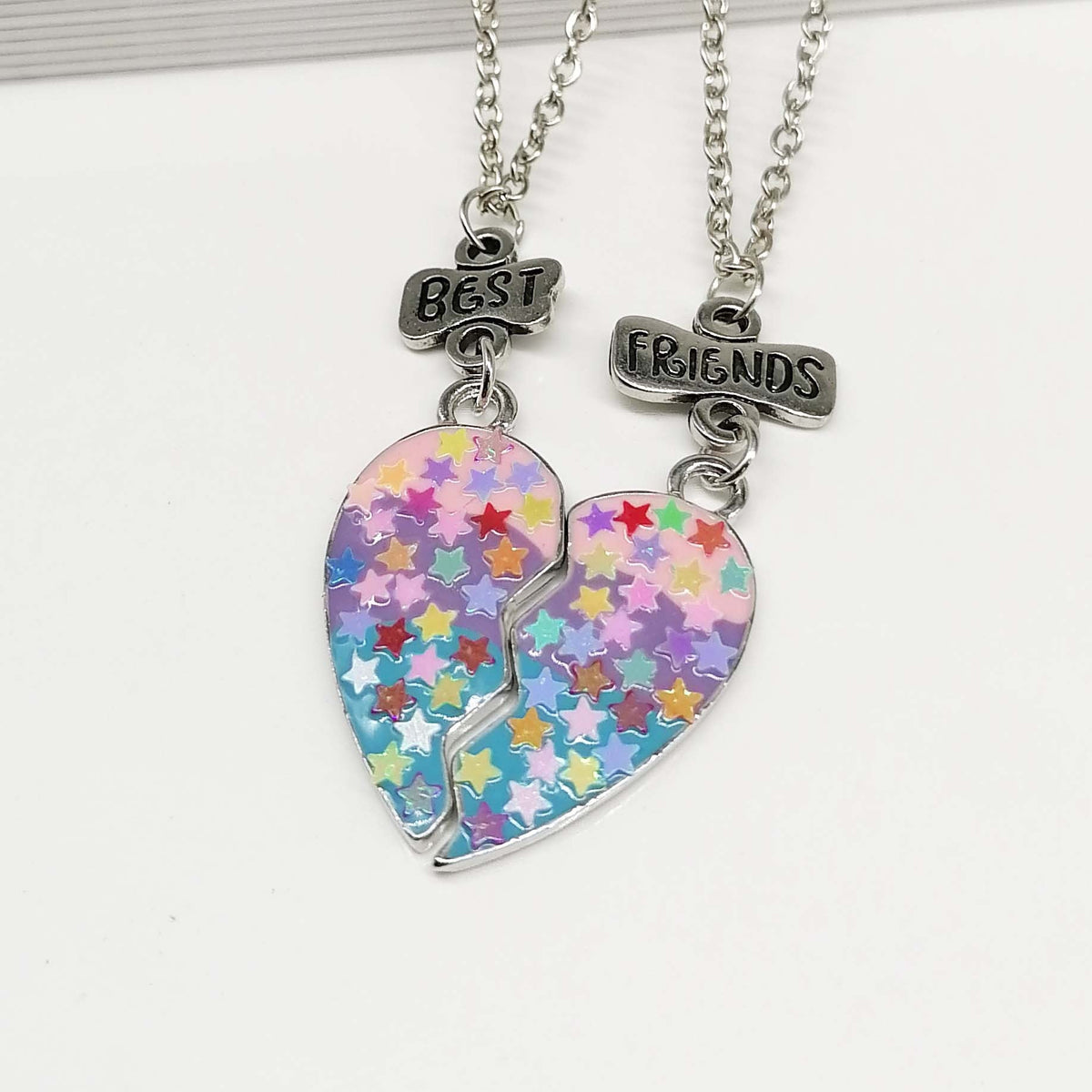 Avtoit | Heart Pendant Best Friends Forever Friendship Necklace