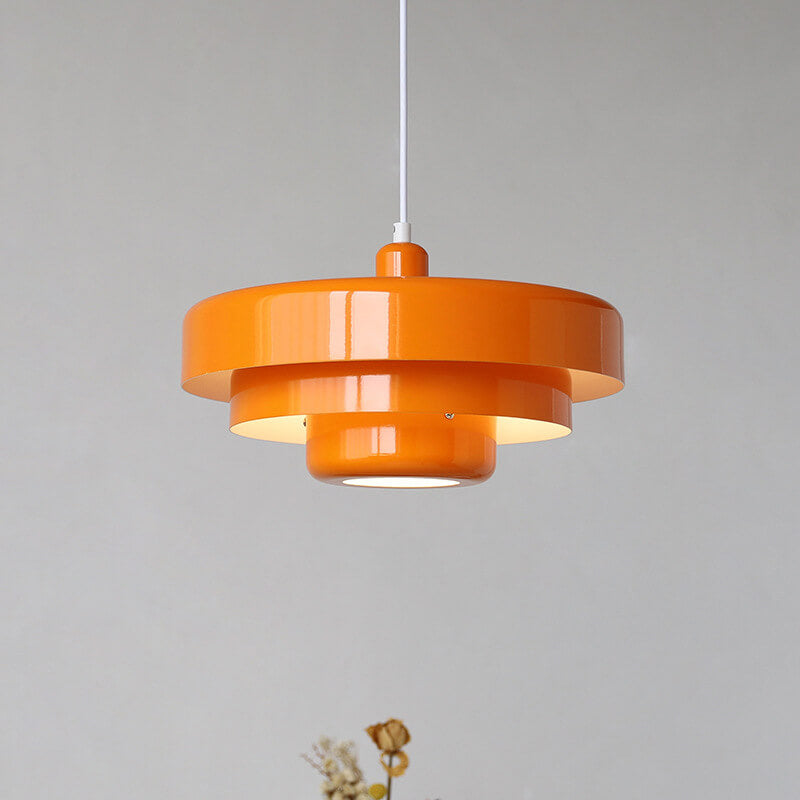 Avtoit | Multi-layer pendant light green 21 cm metal