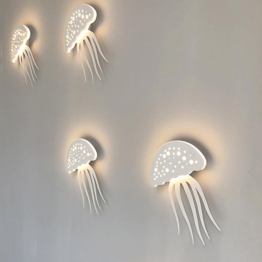 Avtoit | Modern creative 1-Light LED Jellyfish Wall Light