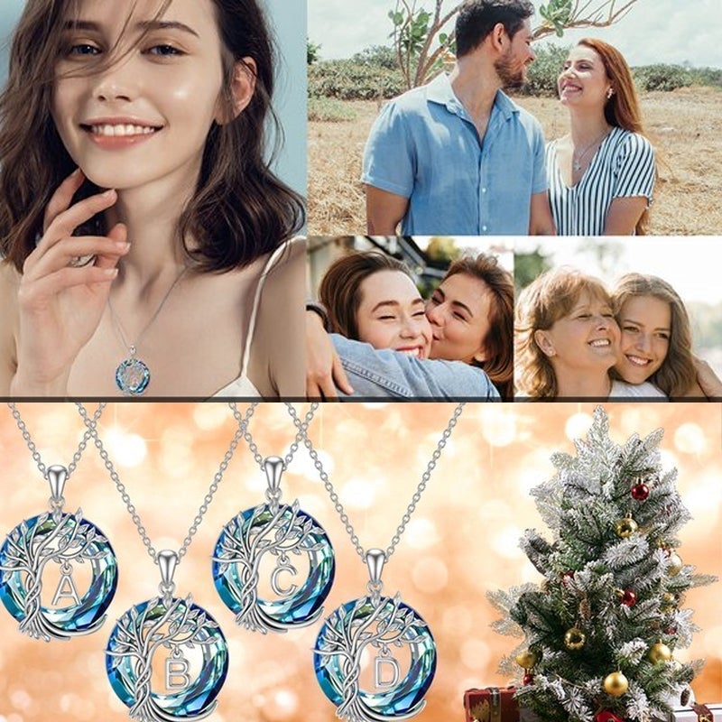 Avtoit | Tree of Life Crystal Pendant Necklace