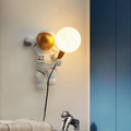 Avtoit | CosmoBuddy Astronaut Wall Lamp | Creative Design | Resin & ABS | LED Bedroom Light
