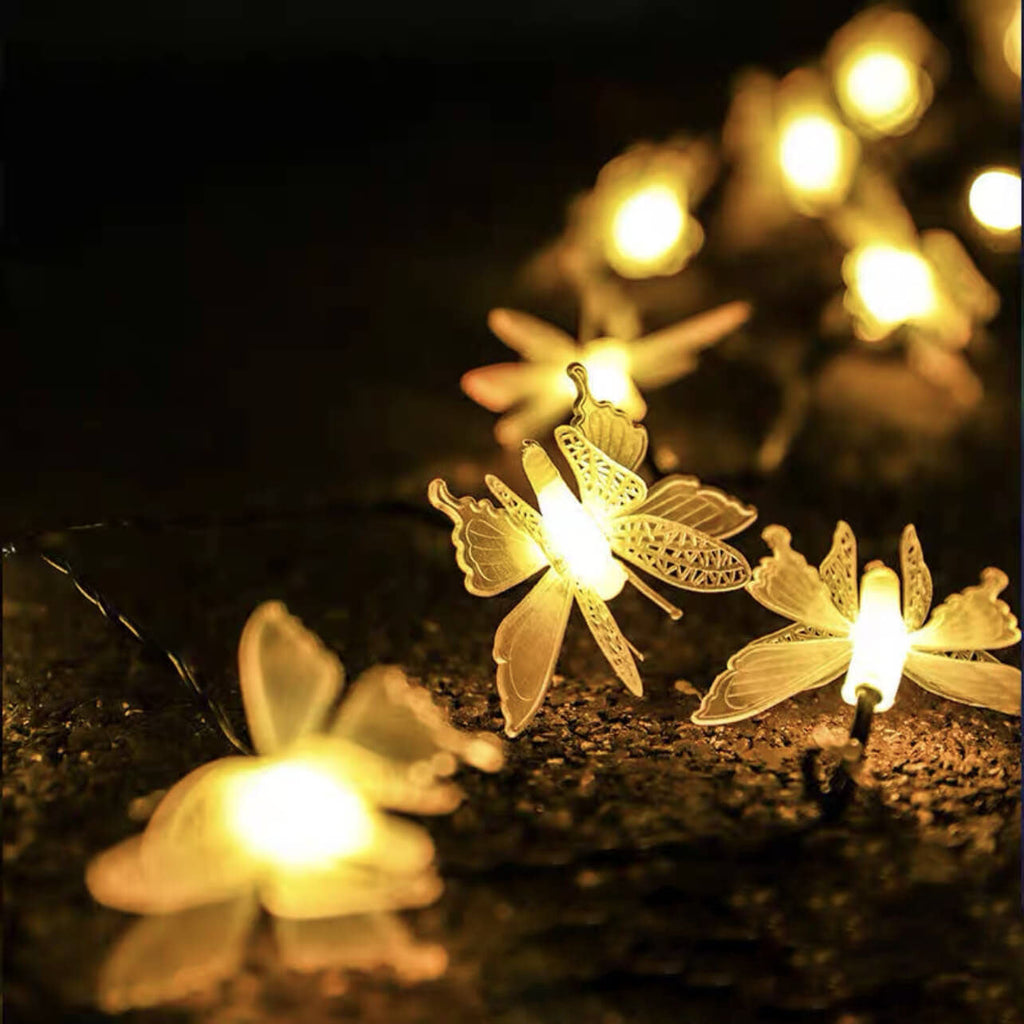 Avtoit | Luminelle LED String Lights | Butterfly Design | For Garden, Balcony & Terrace | Outdoor Decor