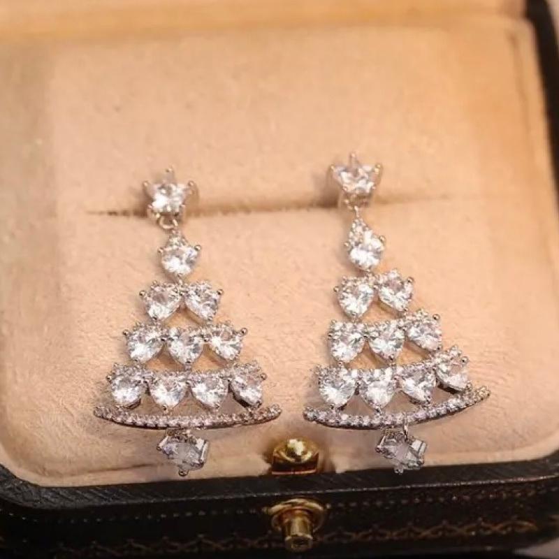 Avtoit | Christmas tree earrings (One pair)