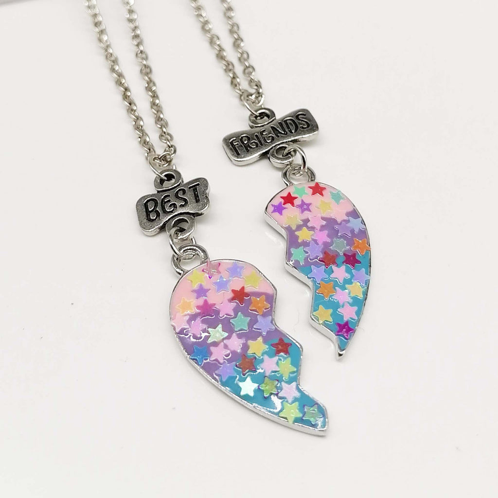 Avtoit | Heart Pendant Best Friends Forever Friendship Necklace