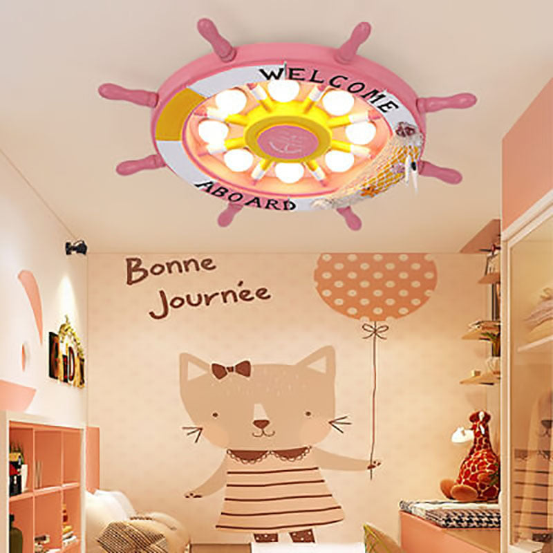 Avtoit | NautiGlow Children's Room LED Ceiling Lamp | Sailboat Design | Cartoon Style | Ambient Lighting