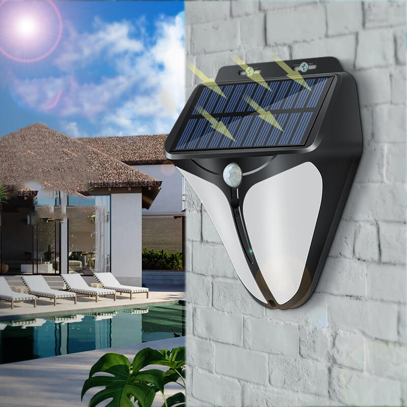 Avtoit | Solar Intelligent Triangle Outdoor Waterproof Body Sensor Patio LED Wall Light