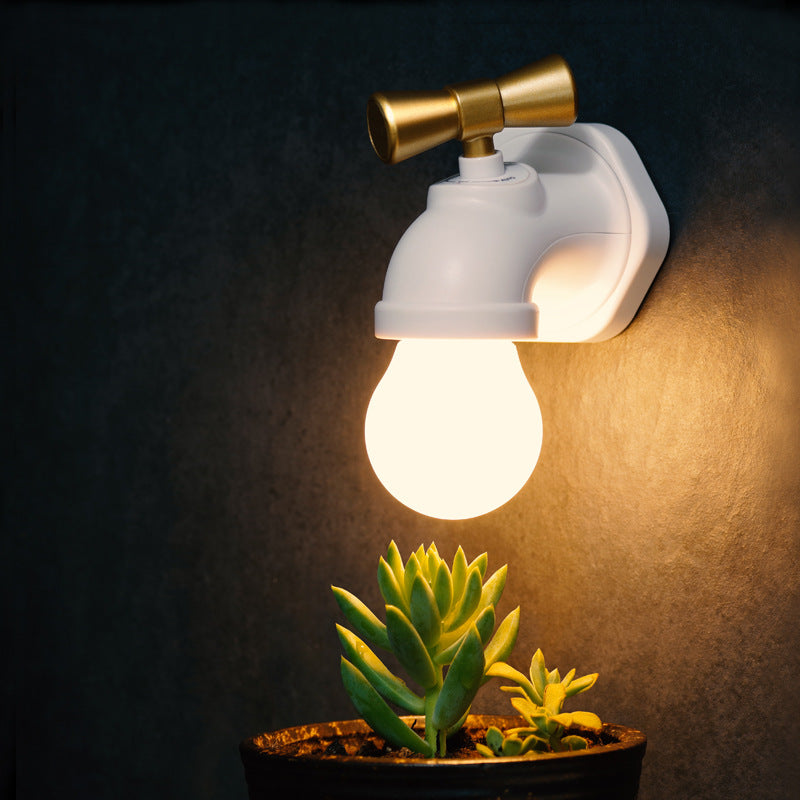 Avtoit | Modern creative faucet ABS PC USB LED night light wall lamp