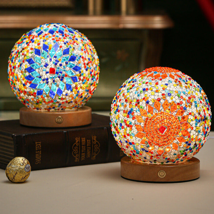 Avtoit | BohoGlow – Modern Bohemian Table Lamp with USB Charging