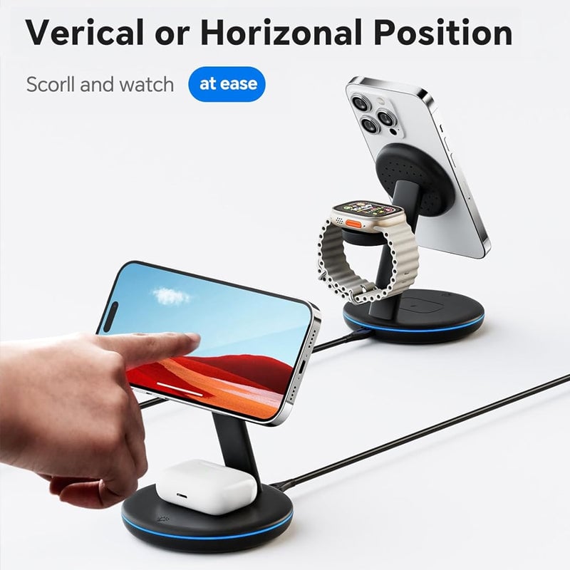 Avtoit | Folding magnetic 3-in-1 wireless charger