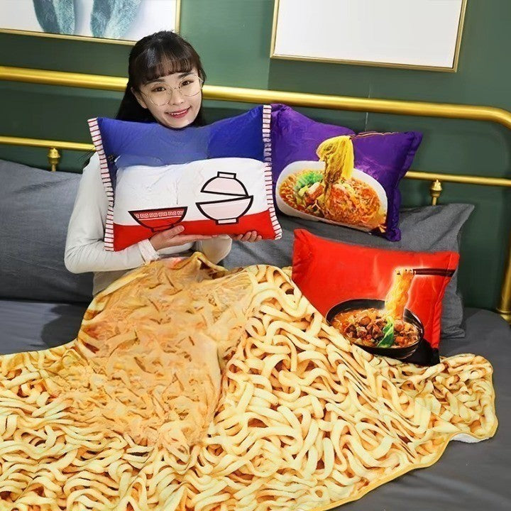 Avtoit | Comfort Food Noodle Snuggle Throw Blanket