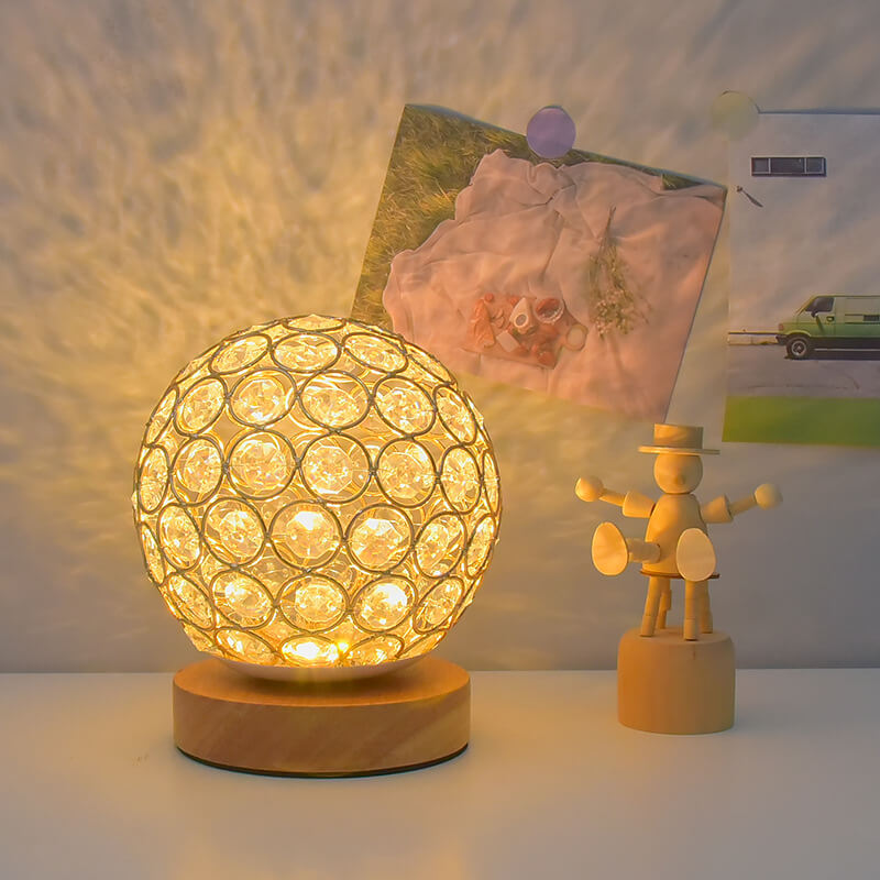 Avtoit | Modern Minimalist Round USB rechargeable LED table lamp