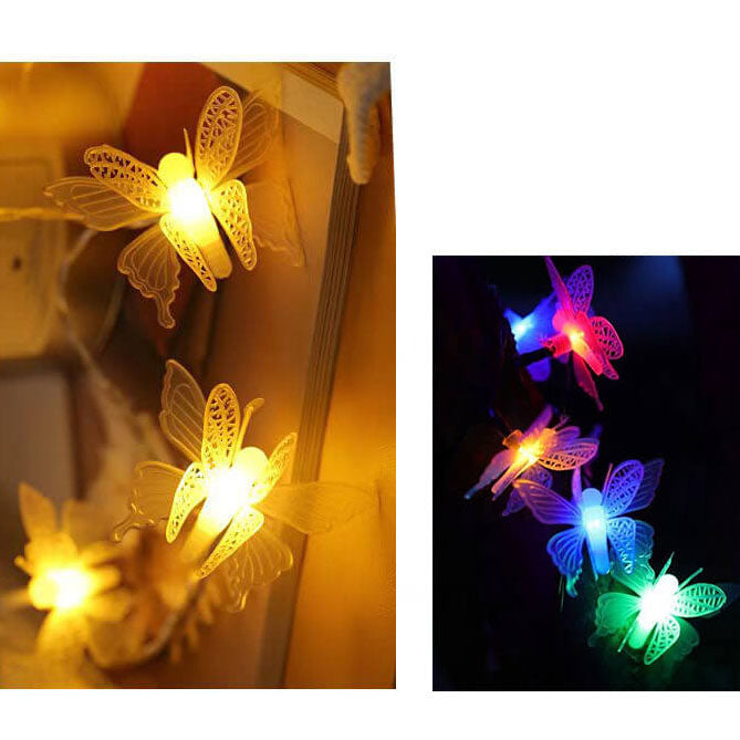 Avtoit | Luminelle LED String Lights | Butterfly Design | For Garden, Balcony & Terrace | Outdoor Decor