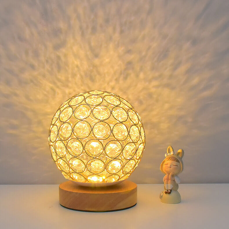 Avtoit | Modern Minimalist Round USB rechargeable LED table lamp