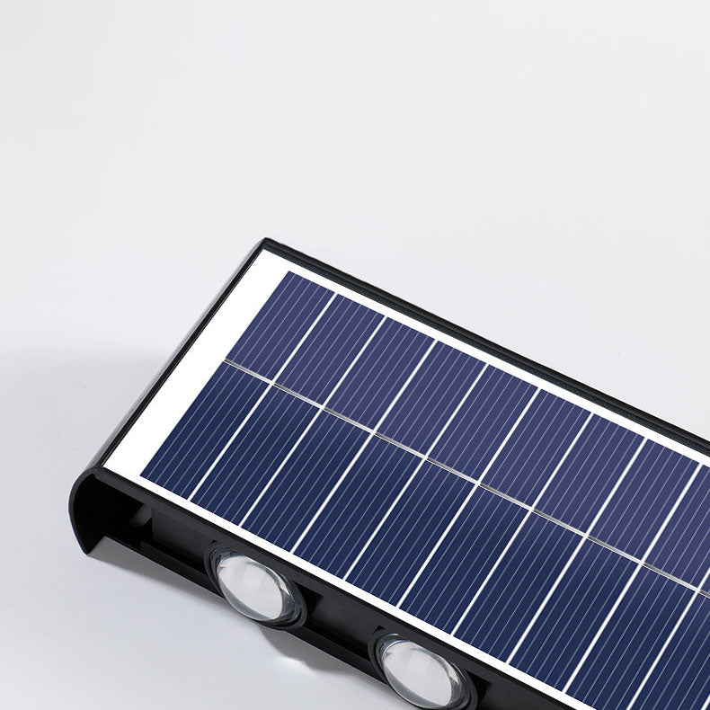 Avtoit | Modern Simplicity Solar Waterproof Rectangular ABS PMMA LED Wall Light Lamp For Outdoor Patio