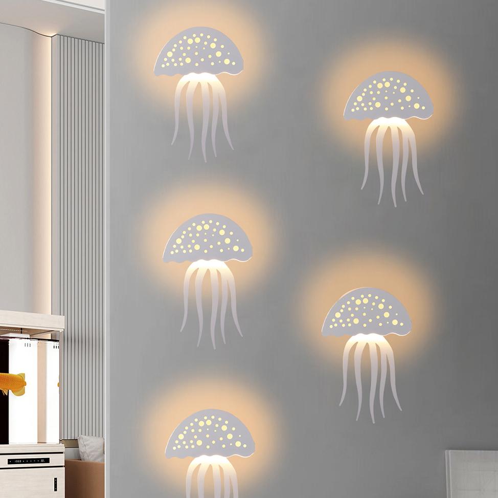 Avtoit | Modern creative 1-Light LED Jellyfish Wall Light