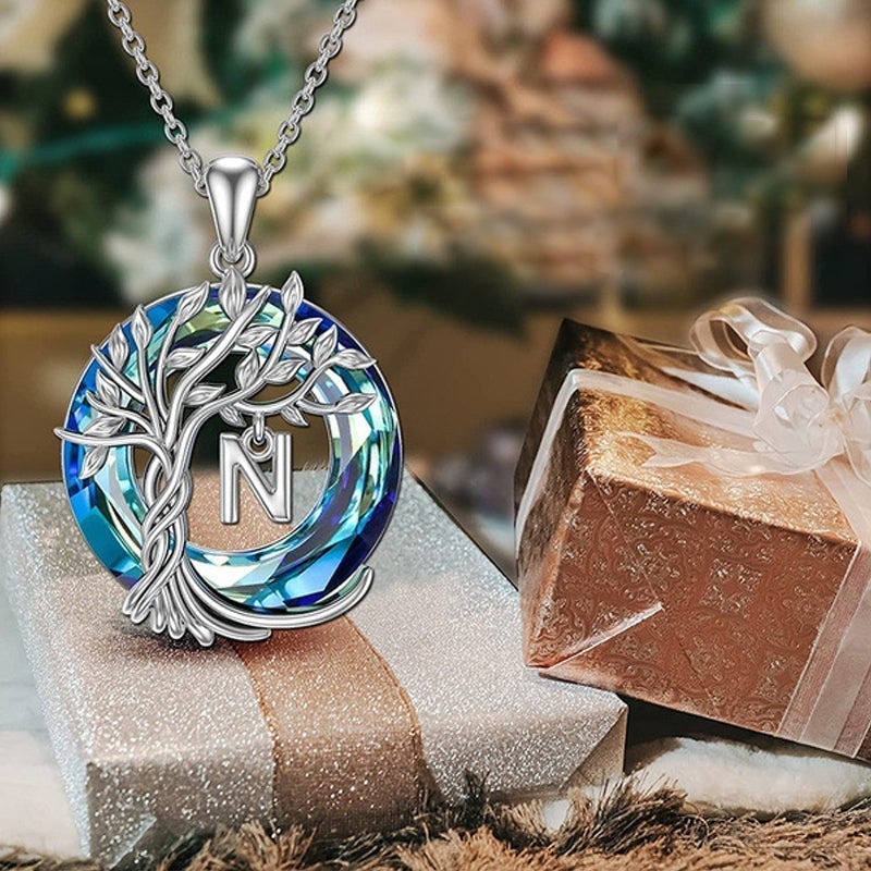 Avtoit | Tree of Life Crystal Pendant Necklace
