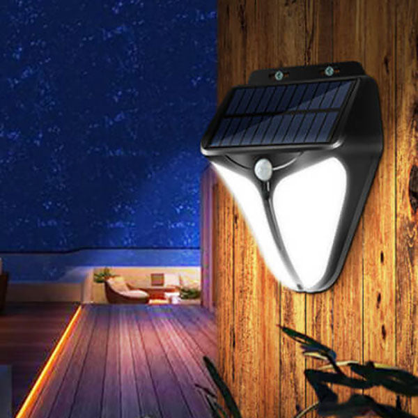 Avtoit | Solar Intelligent Triangle Outdoor Waterproof Body Sensor Patio LED Wall Light