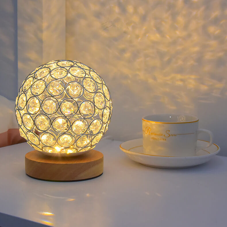 Avtoit | Modern Minimalist Round USB rechargeable LED table lamp