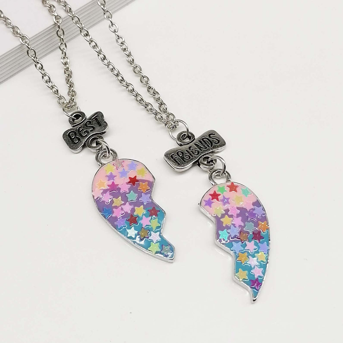 Avtoit | Heart Pendant Best Friends Forever Friendship Necklace
