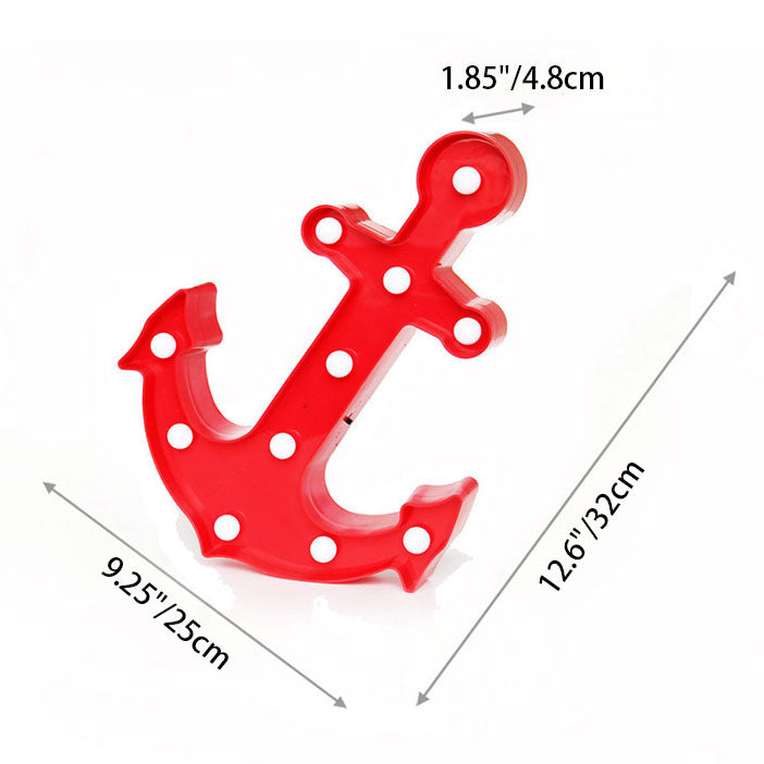 Avtoit | Scandinavian modern Boat Anchor ABS Battery LED Wall Sconce Lamp