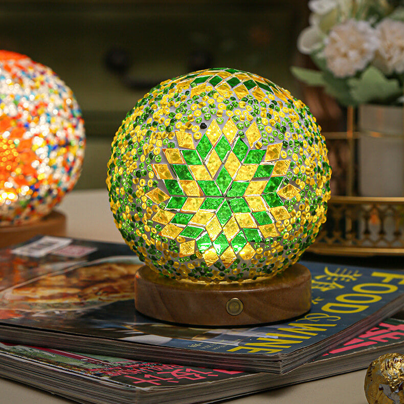 Avtoit | BohoGlow – Modern Bohemian Table Lamp with USB Charging