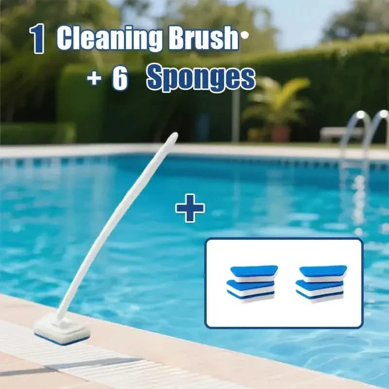 Avtoit | 7-piece set: Removable cleaning brush with 7 sponges for bathtub, tiles, floor & windows