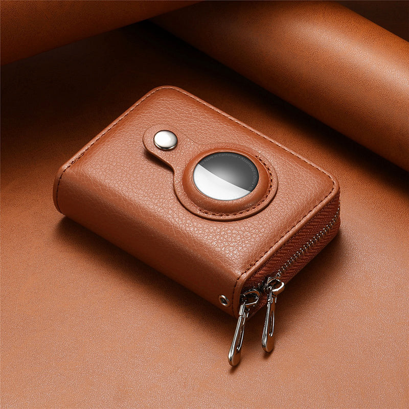 Avtoit | Intelligent AirTag-Zip RFID Leather Wallet