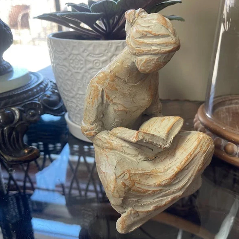 Avtoit | Sweet Hour of Prayer, beautiful hand-cast inspiring sculpture of a praying woman