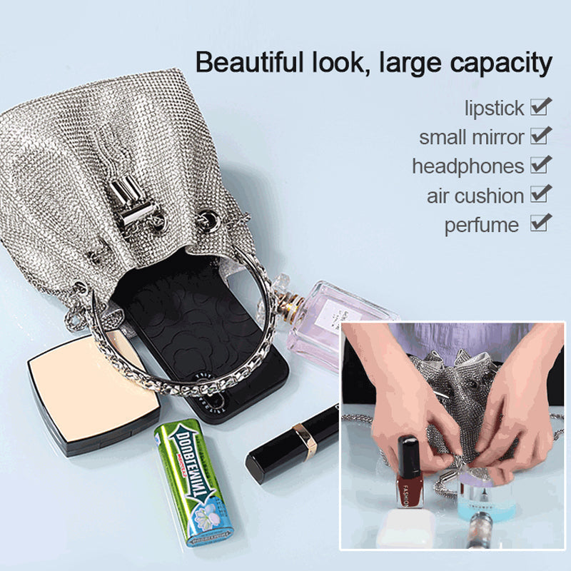 Avtoit | Diamond Drawstring Bucket Bag