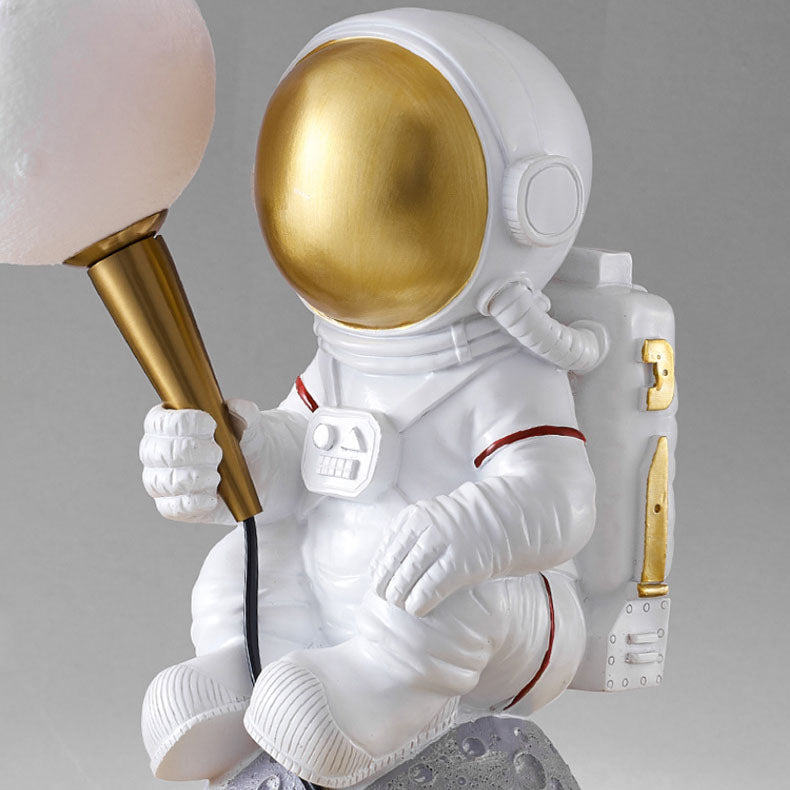 Avtoit | CosmoBuddy Astronaut Wall Lamp | Creative Design | Resin & ABS | LED Bedroom Light