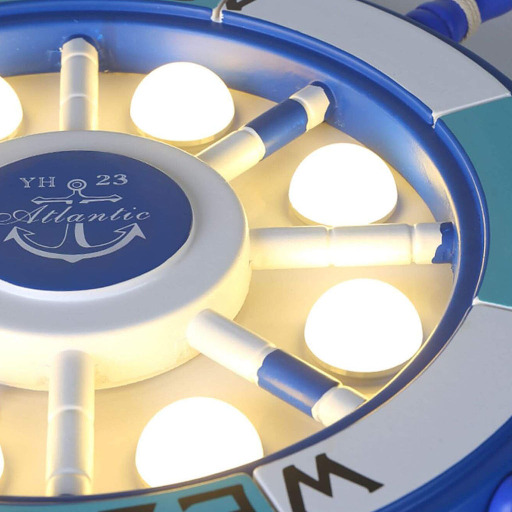 Avtoit | NautiGlow Children's Room LED Ceiling Lamp | Sailboat Design | Cartoon Style | Ambient Lighting