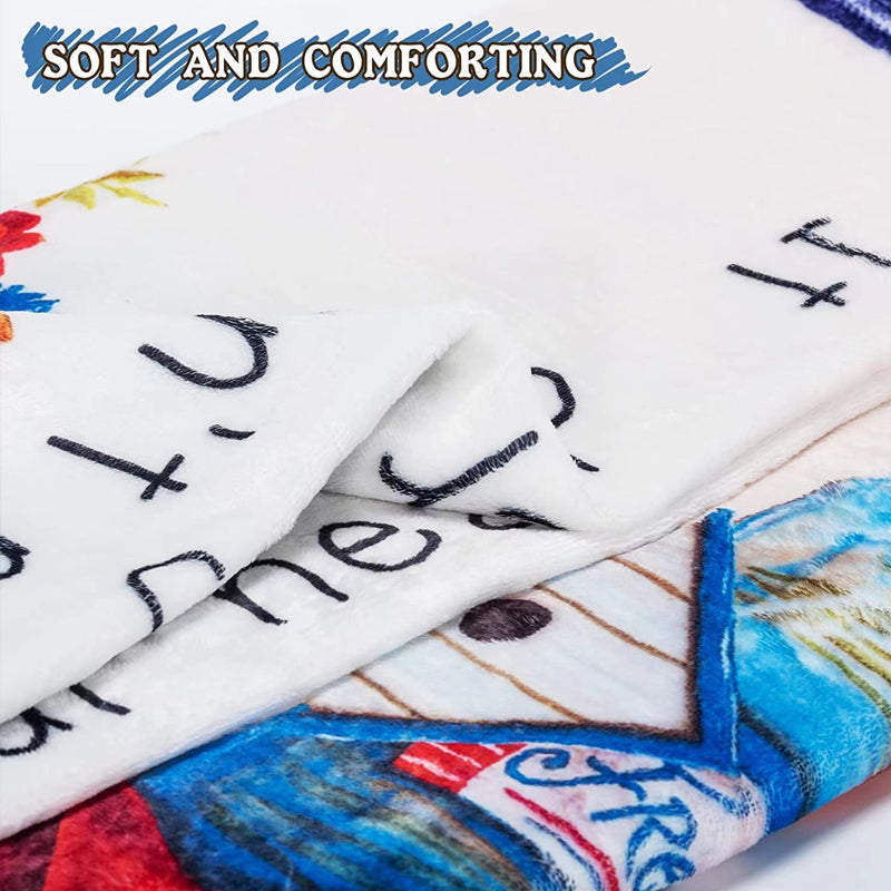 Avtoit | Printed Flannel Wrap Blanket