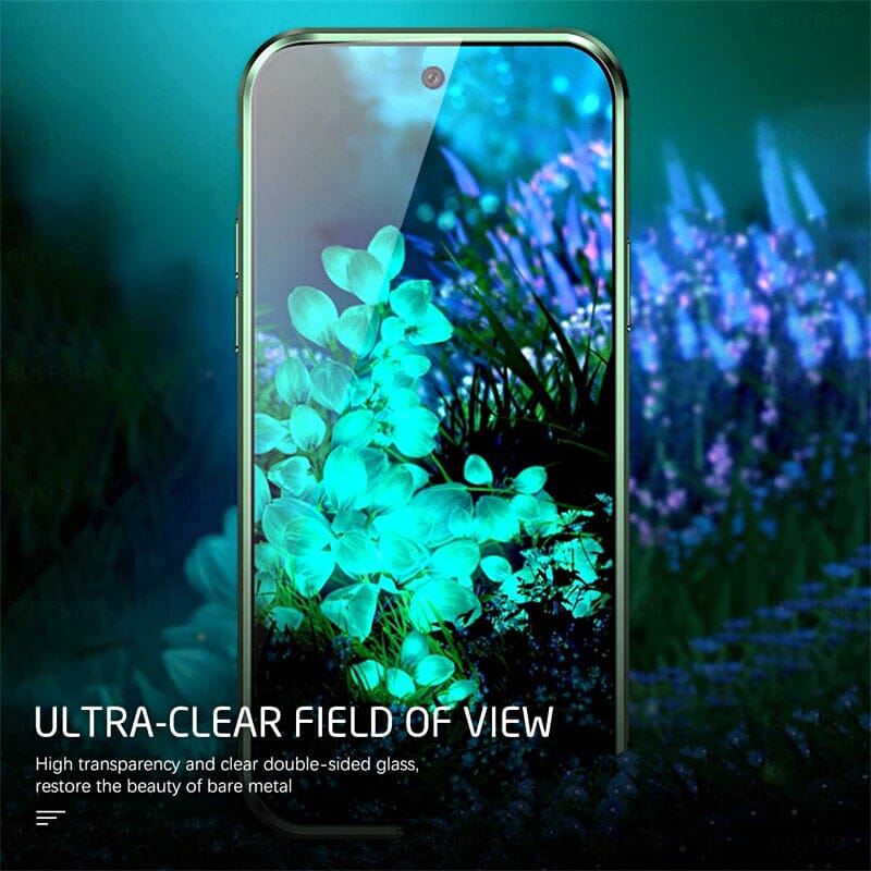 Avtoit | Magnetic tempered glass double-sided phone case for Samsung