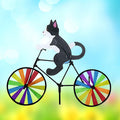 Avtoit | Cat Bicycle Wind Chime