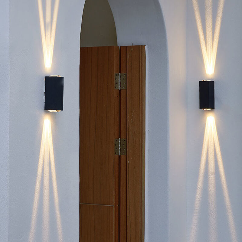 Avtoit | Modern Waterproof LED Outdoor Wall Light – Rectangular Aluminium Fixture