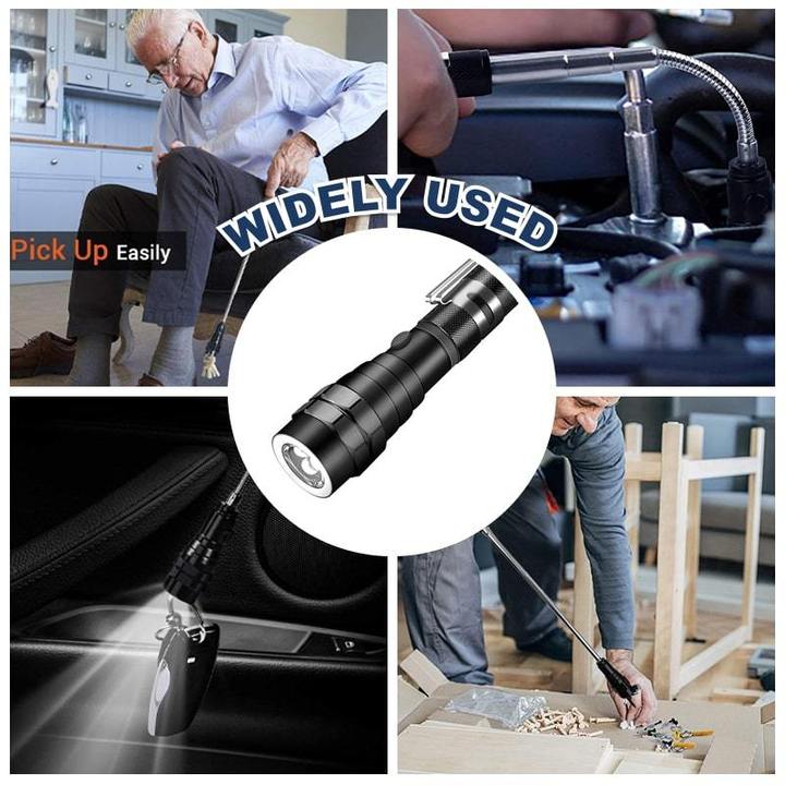 Avtoit | Telescopic Magnetic Pickup Flashlight