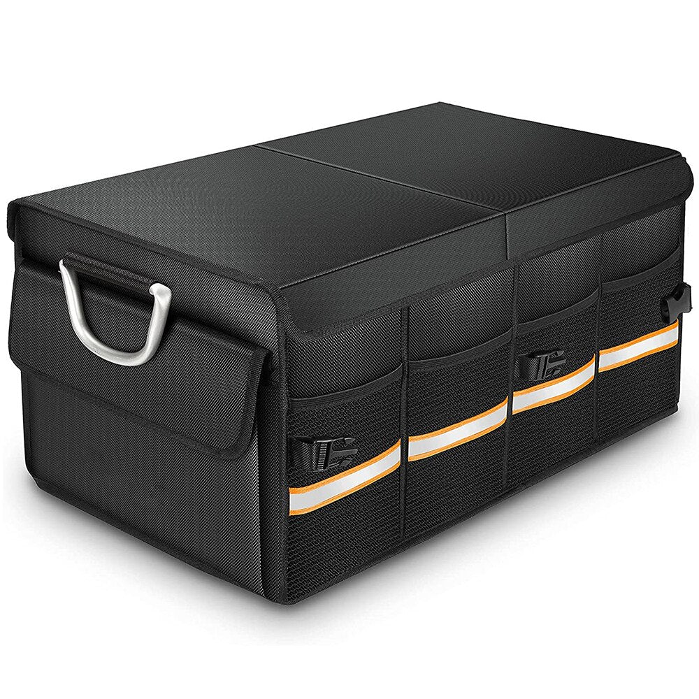 Avtoit | Car Trunk Organizer Foldable Cover Durable Sturdy Thickened Plate Collapsible Trunk Storage Box