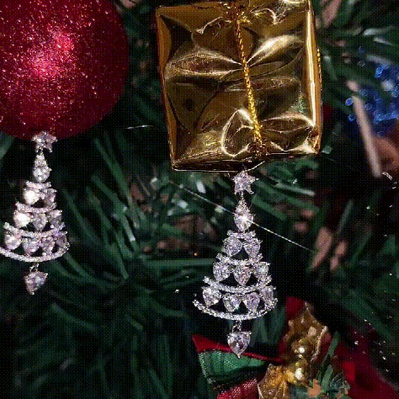 Avtoit | Christmas tree earrings (One pair)