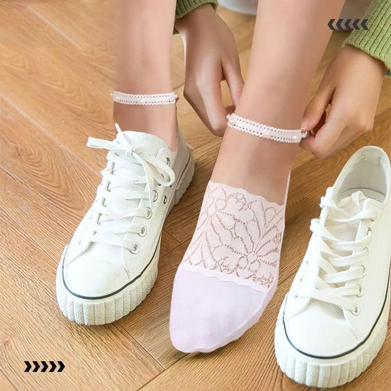 Avtoit | Pearl Lace Socks