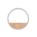 Avtoit | Lumoshelf LED Wall Light | Solid Wood with Shelf | Round Wall Lamp | Warm & White Light