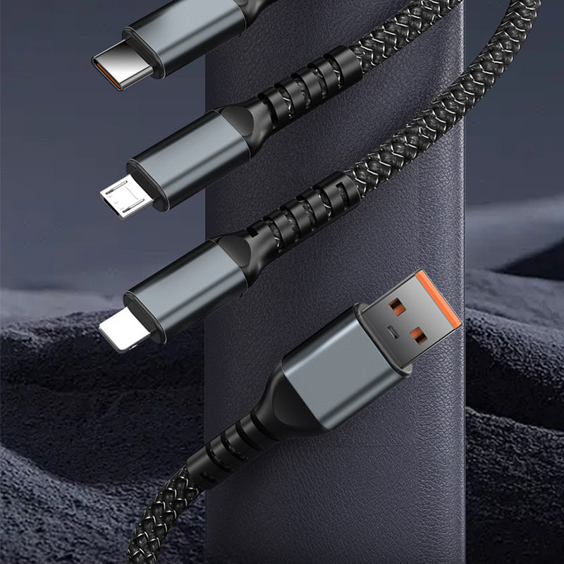 Avtoit | Super Fast Charging 3-in-1 Data Cable