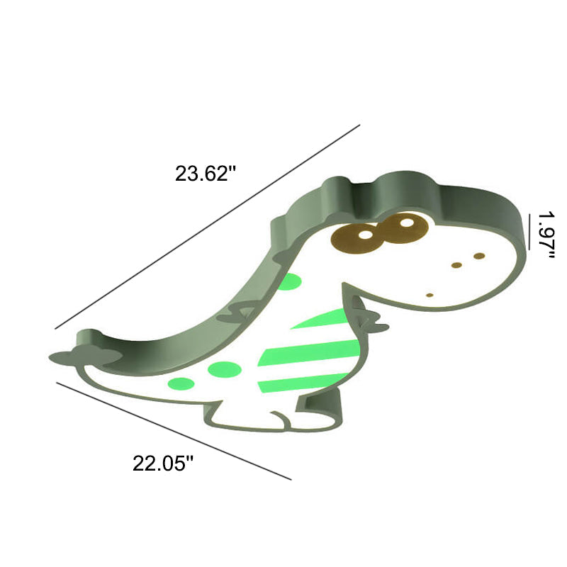 Avtoit | DinoBright LED Ceiling Light | Creative Dinosaur Design | Children's Room Lamp | Warm & White Light | Dimmable