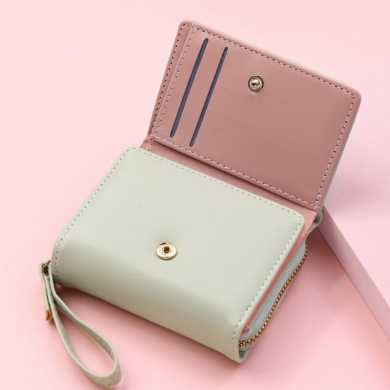 Avtoit | Large Capacity Multi-Card Zipper Tri-Fold Coin Purse