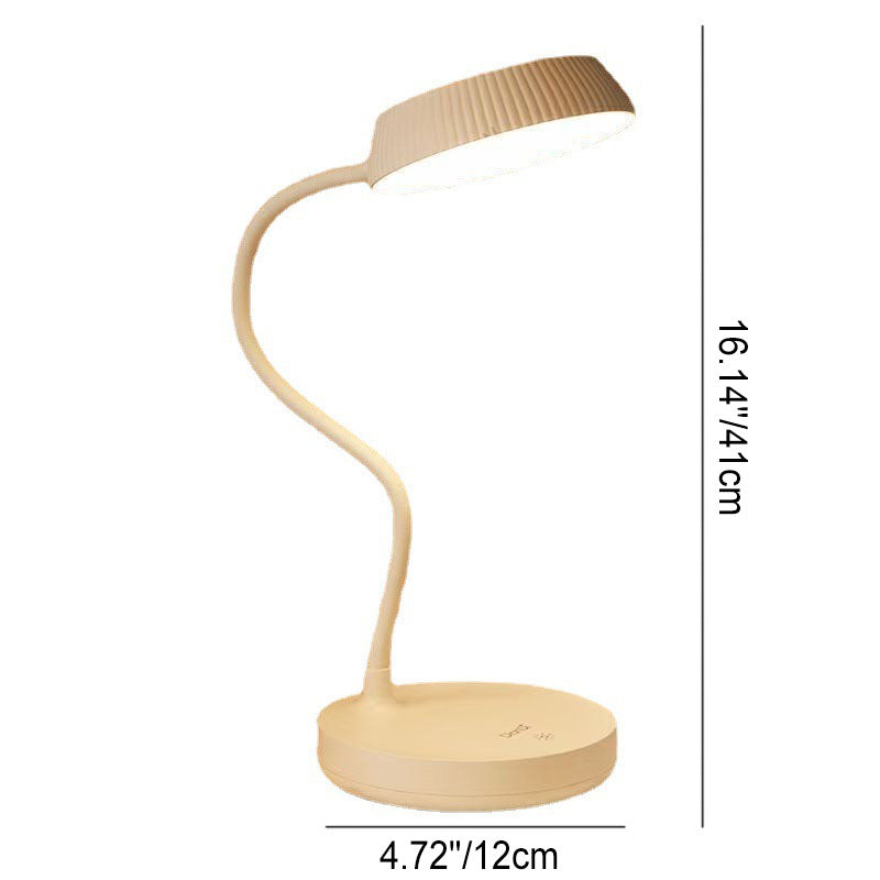 Avtoit | LumaPlate Minimalist LED Table Lamp | USB Charging | Eye Protection | Touch Control | Modern Design