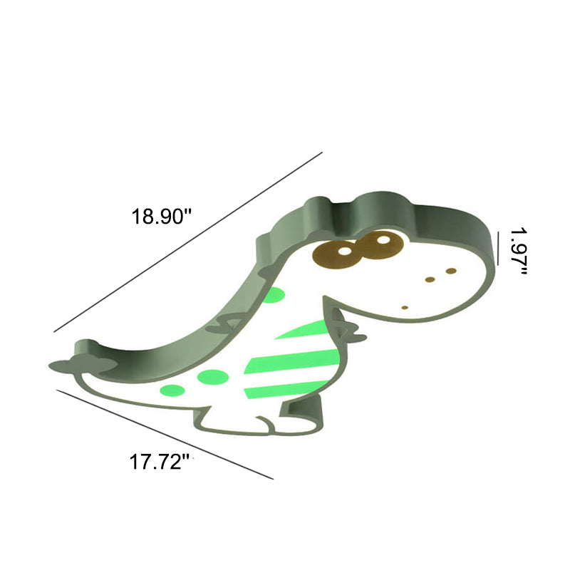Avtoit | DinoBright LED Ceiling Light | Creative Dinosaur Design | Children's Room Lamp | Warm & White Light | Dimmable