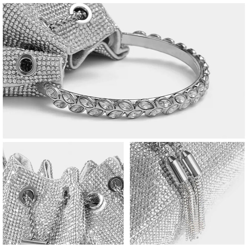 Avtoit | Diamond Drawstring Bucket Bag